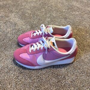 Nike Pink and White Athletic Shoes